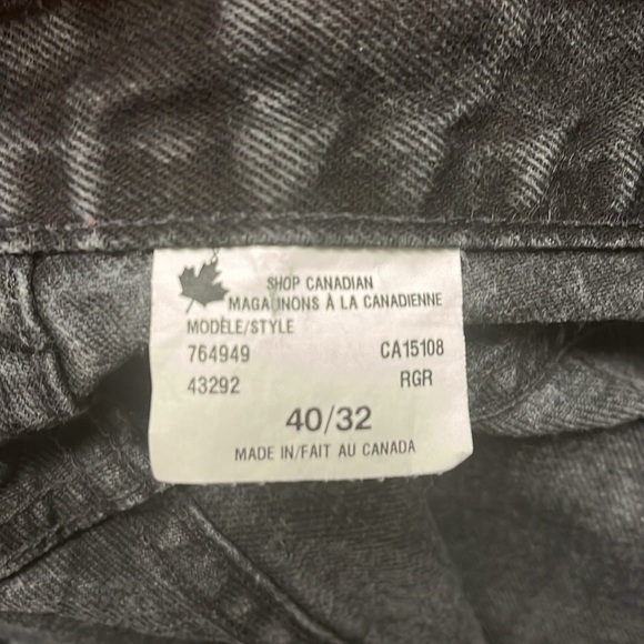 Vintage men’s black Kirkland jeans made in canada - Picture 4 of 4